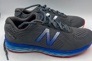 New Balance Fresh Foam Mens 7 4E Running Shoes Gray Blue Red MARISLG1 Wide